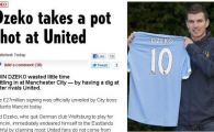 ATAC la United! Dzeko a lansat prima AROGANTA: "Cei mai multi fani din Manchester tin cu City"