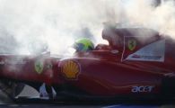 
	Primele probleme pentru Scuderie: Ferrari-ul lui Massa, in flacari la Valencia!
