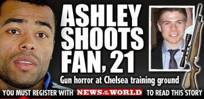 
	HORROR la Chelsea! Ashley Cole a IMPUSCAT un fan de 21 de ani cu o arma cu luneta:
