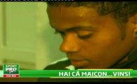 VIDEO! Ce dans a pregatit Maicon pentru fiecare gol marcat la Steaua! Vezi primele cuvinte pe care le-a invatat in romana!