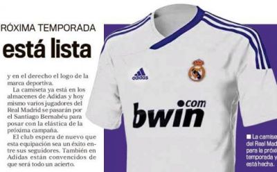 
 FOTO! Asa va arata echipamentul lui Real Madrid sezonul viitor!
