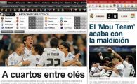 
	Mourinho e EROUL Madridului! Presa din Spania: "Am spart ghinionul! Real prinde sferturile in OLEURI"
