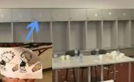 
	VIDEO! Jucatorii de la U Cluj au vandalizat vestiarul CFR-ului! Vezi ce au facut cu sigla campioanei:
