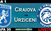 
	Craiova, la mana Stelei! Universitatea 3-0 Unirea Urziceni! Oamenii lui Ticleanu sunt la 3 puncte de salvare!
