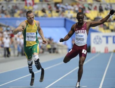 MOMENT ISTORIC! Omul care alearga fara picioare a ajuns in semifinalele mondialului de atletism!