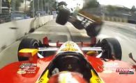 
	VIDEO: "L-a luat pe sus"&nbsp;cu 300 de km/h!

