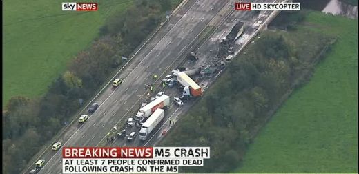 Accident horror in England! 27 cars were damaged on the freeway! 7 dead and 51 wounded! Accident horror in England! 27 cars were damaged on the freeway! 7 dead and 51 wounded!