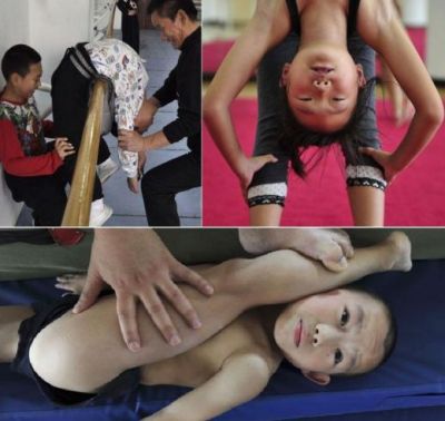 
	Imaginile care au CUTREMURAT planeta! Antrenamente inumane pentru copiii chinezi care vor sa se faca gimnasti
