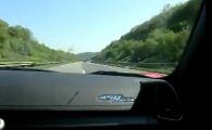 
	Te trec toate apele: NEBUNIE CURATA pe o autostrada din Bulgaria! Un dement cu Ferrari a mers cu 328 km/h! VIDEO
