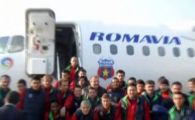 SUPER VIDEO: Steaua si-a tras avion personalizat ca Barcelona! Ar putea sa joace in el, dupa ce pe National Arena nu mai e lasata :)
