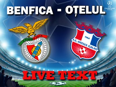 
	ZEROtelul Galati: Benfica 1-0 Otelul! Romania nu ia niciun punct anul asta in Liga! Ce ghinion: e singura echipa batuta de Man. United :)

