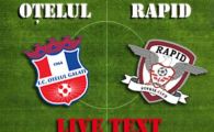 
	Otelul 2-0 Rapid! Rapidistii au luat foc cu bricheta-Deaconu la centru! Otelul se apropie la un punct de Steaua! 
