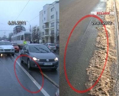 
	FOTO Lucescu nu lasa urme? Linia continua unde a facut accident a DISPARUT peste noapte! &nbsp;
