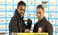 
	VIDEO Adversarul lui Dinu s-a PANICAT cand a vazut viscolul din Romania! Cum si-a incordat muschii inainte de gala
