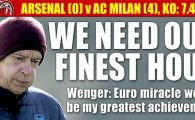 Arsenal CREDE in MIRACOLE! Wenger vrea sa produca cea mai mare rasturnare din istoria CL! "Imposibilul e posibil!"