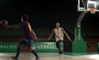 VIDEO E un sport la care nu se pricepe Messi? Balonul de Aur face SENZATIE cu mingea de baschet! Cum rezolva un meci de NBA! :)