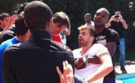 
	SUPER FOTO! Barca a petrecut Pastele acasa la Abidal! Pique a comis-o si a fost ARUNCAT IN PISCINA! :)
