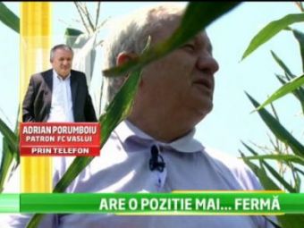 Porumboiu a refuzat sa investeasca alaturi de Copos in Giulesti: &quot;Mai curand la taranoaia la noi aici ca e mai curat!&quot; VIDEO