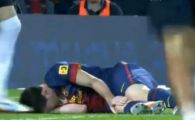 Momentul in care toata Barcelona a inlemnit! Messi a urlat de durere in cel mai important meci! Ce a spus Tito despre starea jucatorului: