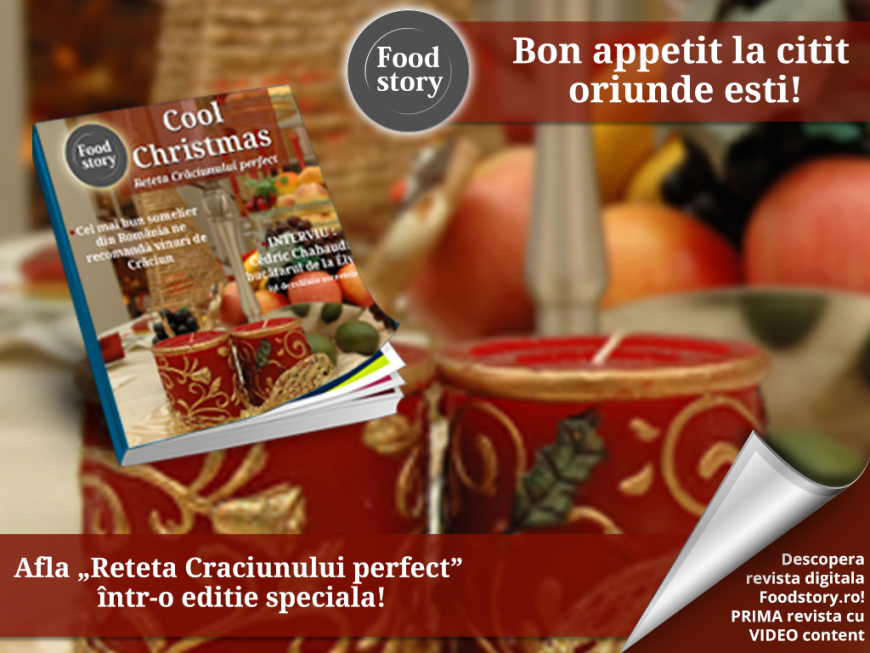 
	Foodstory.ro lanseaza revista digitala dedicata Craciunului - "Cool Christmas: reteta Craciunului perfect"
