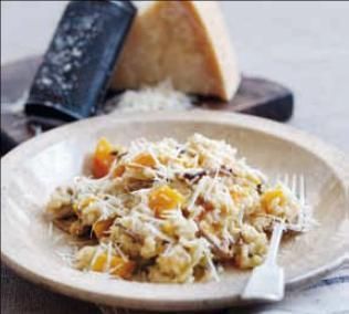 
	(P) Risotto cu Parmigiano Reggiano, dovleac si ciuperci, o reteta care merita incercata
