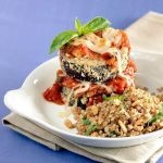 Bulgur cu vinete si parmezan