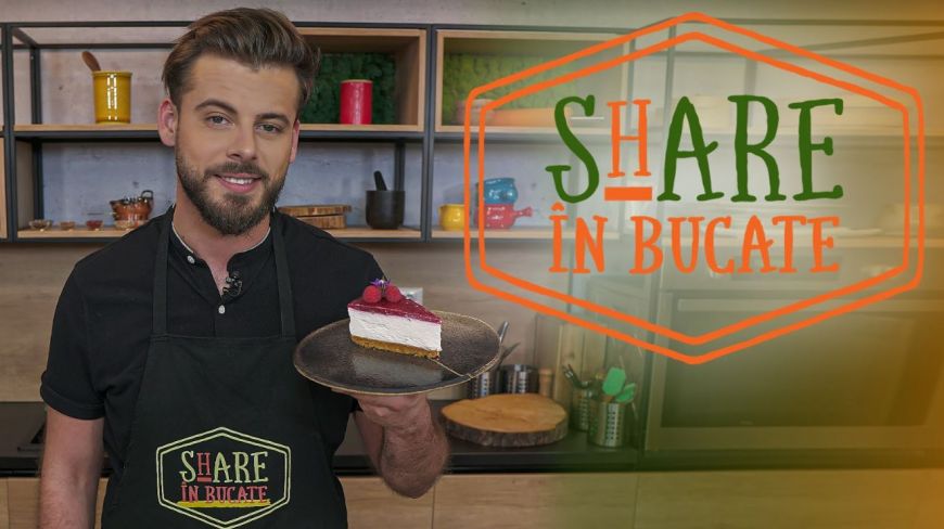 
	ShARE ÎN BUCATE - Cheesecake cu căpșune, fără coacere
