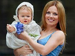 Geri Halliwell vrea ca fiica ei sa devina prietena cu copiii Angelinei Jolie