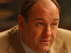 James Gandolfini, practicant la morga