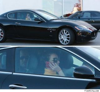 Britney Spears supune Maserati la un test drive atipic