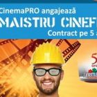 CinemaPRO angajeaza maistru cinefil. Contract pe 5 ani