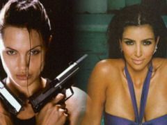 Angelina Jolie, inlocuita cu Kim Kardashian in “Tomb Raider”