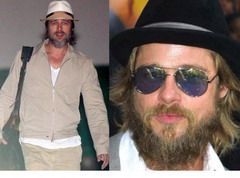 Brad Pitt are o noua frizura.Iti place?