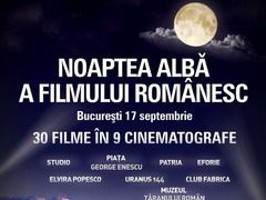 Noaptea Alba a Filmului Romanesc - Proiectii de senzatie la Piata George Enescu