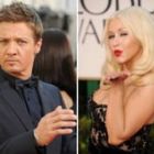 Christina Aguilera moarta de beata la petrecerea actorului Jeremy Renner