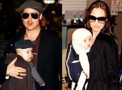 Star Magazine: Gemenii Angelinei Jolie sufera de sindromul Down