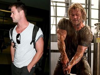 Transformarea lui Chris Hemsworth pentru rolul din Thor: cum a pus 9 kg de muschi!