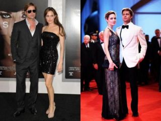 Rafinament, stil, eleganta! Cele mai HOT aparitii Angelina Jolie - Brad Pitt pe covorul rosu! GALERIE FOTO!