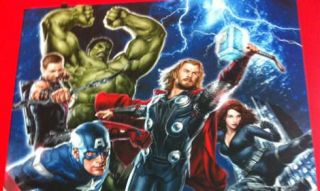 Primul poster cu eroii Marvel din The Avengers a fost lansat