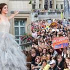 Cea mai mare premiera de film din Trafalgar Square: vezi imagini de la lansarea Harry Potter and the Deathly Hallows: Part 2