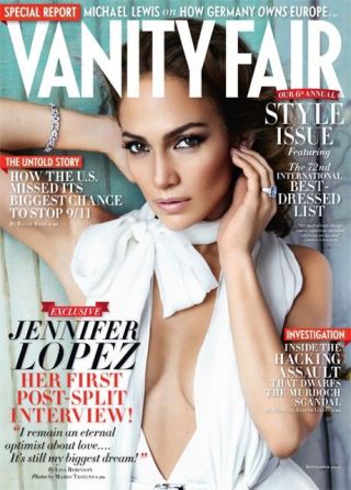 Jennifer Lopez a pozat sexy in Vanity Fair: ce filme pregateste pentru 2012
