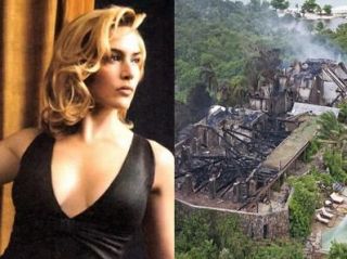 Starul din Titanic, Kate Winslet, eroina pe insula de 100 de milioane de euro, in flacari a lui Richard Branson