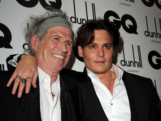 Keith Richards si Johnny Depp