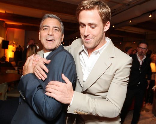 George Clooney si  Ryan Gosling la premiera  'The Ides of March'