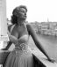 Sophia Loren fotografiata in 1955 in Venetia