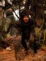 Andy Serkis pe platourile de filmari de la King Kong (2005)