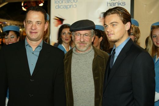Tom Hanks, Steven Spielberg si  Leonardo DiCaprio la premiera  'Catch Me If You Can