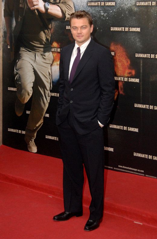 Leonardo DiCaprio in timpul premierei  'Blood Diamond