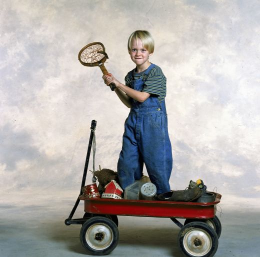 Mason Gamble, la 6 ani. Imagine din Dennis, pericol public (1993) 