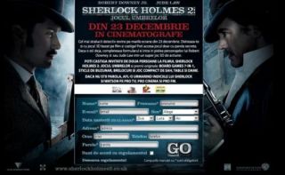 CONCURS: Castiga invitatii duble la film si premii originale jucandu-te de-a Sherlock Holmes!